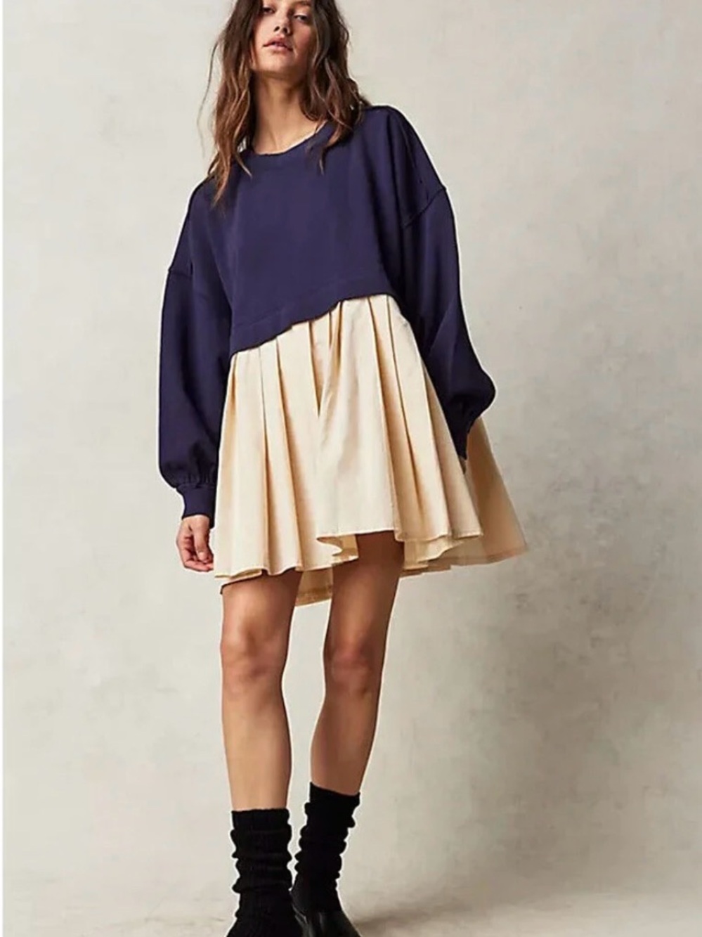 Free People Eleanor Sweatshirt Tunic